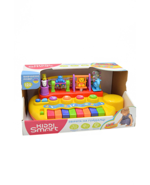 Піаніно для дітей 063412 Kiddy Smart-звірята на гойдальці