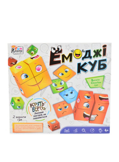 Гра для дітей 68831 Емоджі куб