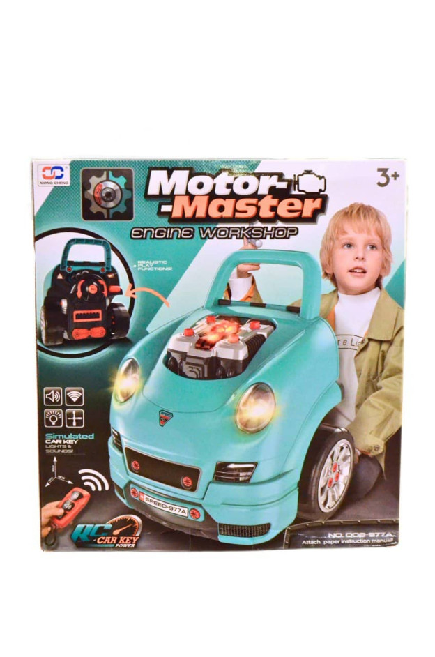 Конструктор для хлопчика 008-977A MotorMaster звук/світло/КПП