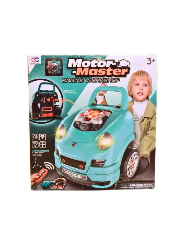 Конструктор для хлопчика 008-977A MotorMaster звук/світло/КПП