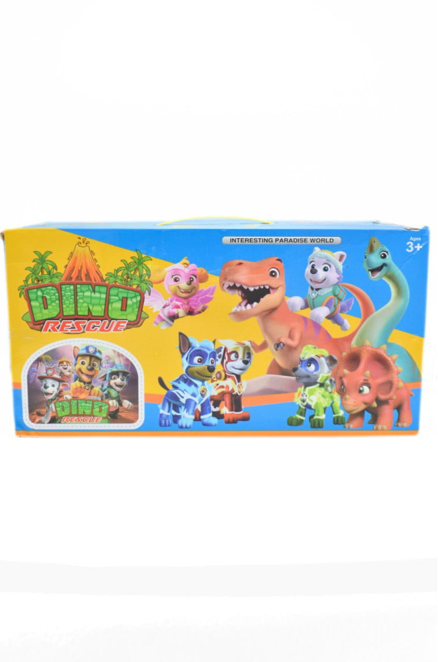 Трек для дітей 111-188E DINO з героями/запускач/автобус