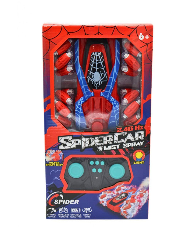 Машинка для хлопчика 590-254A SpiderCar на р/к парогенерація/світло