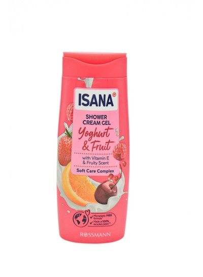 Косметика Гель для душу ISANA для дівчинки 998065 Йогурт і фрукти