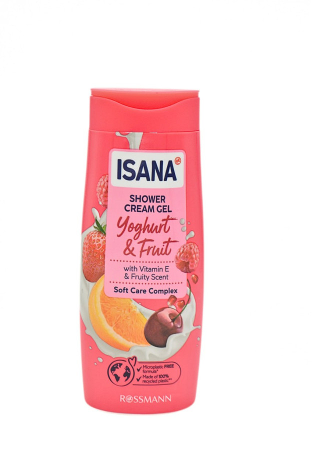 Косметика Гель для душу ISANA для дівчинки 998065 Йогурт і фрукти