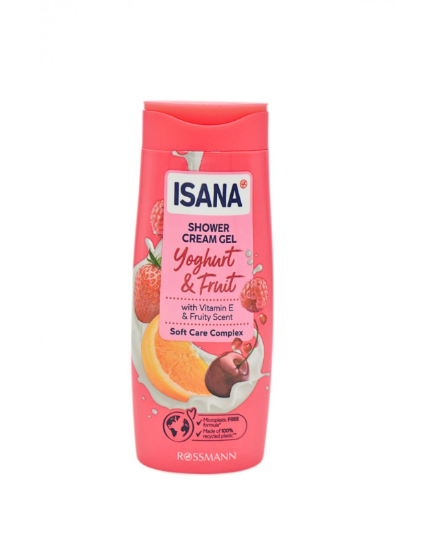 Косметика Гель для душу ISANA для дівчинки 998065 Йогурт і фрукти