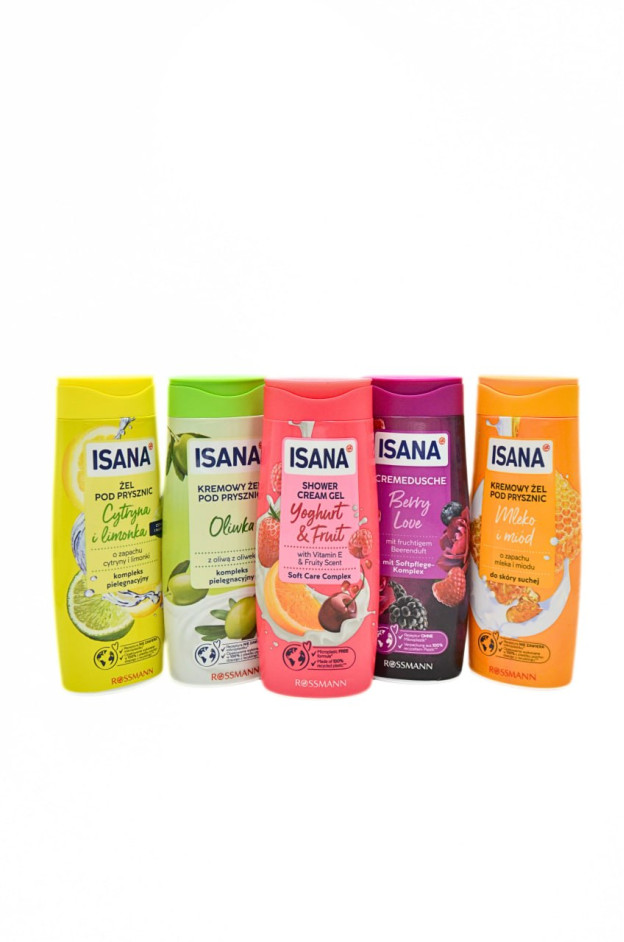 Косметика Гель для душу ISANA для дівчинки 998065 Йогурт і фрукти