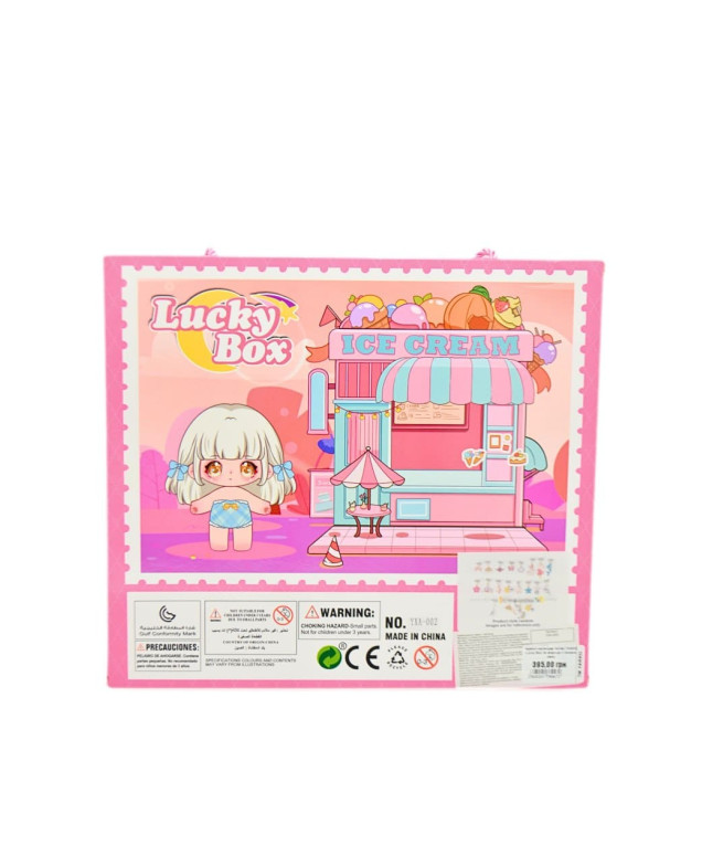 Адвент-календар для дівчинки YXA002 Lucky Box 24 віконця з прикрасами
