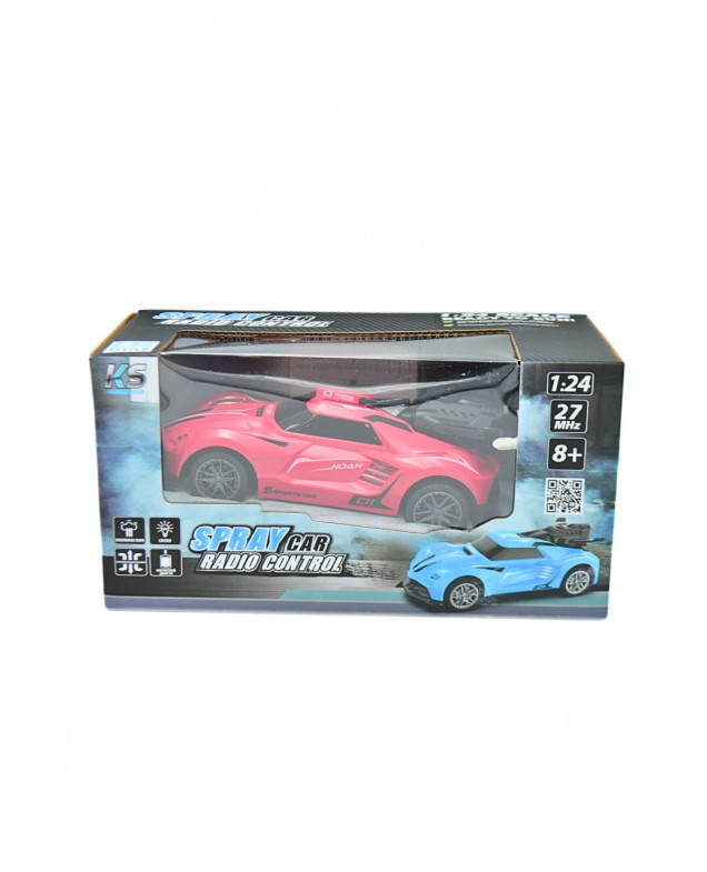Машинка для дівчинки SL-354RHP Spray Car на р/к рожевий світло/пар