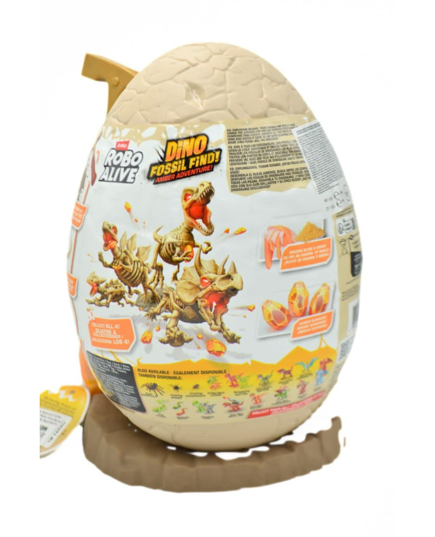 Набір для творчості ZURU Original для дівчинки або для хлопчика 71153 Robo Alive,Бурштинові розкопки,звук/світло