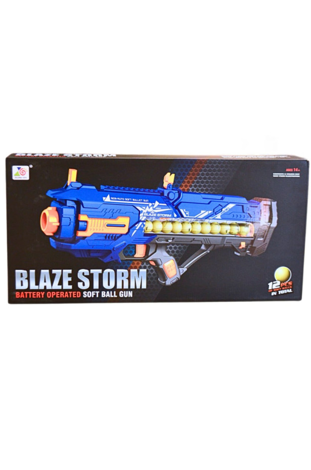 Автомат для хлопчика ZC7073 Blaze Storm,12 м'яких кульок,знімний магазин