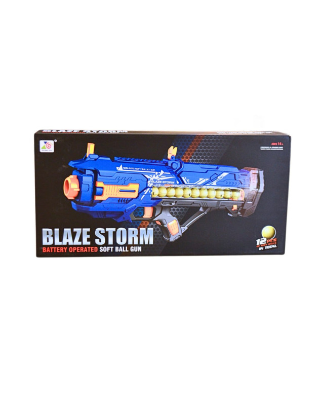 Автомат для хлопчика ZC7073 Blaze Storm,12 м'яких кульок,знімний магазин