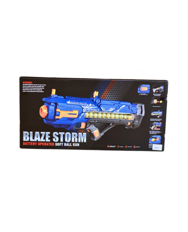 Автомат для хлопчика ZC7073 Blaze Storm,12 м'яких кульок,знімний магазин