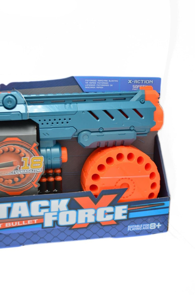 Автомат для хлопчика BT332 Attack Force,24 м'які патрони