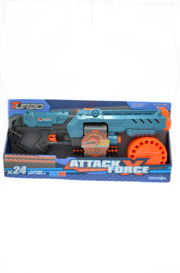 Автомат для хлопчика BT332 Attack Force,24 м'які патрони