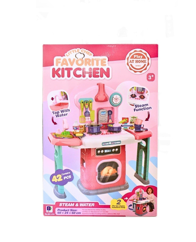 Кухня для дівчинки 661-516 Favourite Kitchen,світло/звук/парогенератор