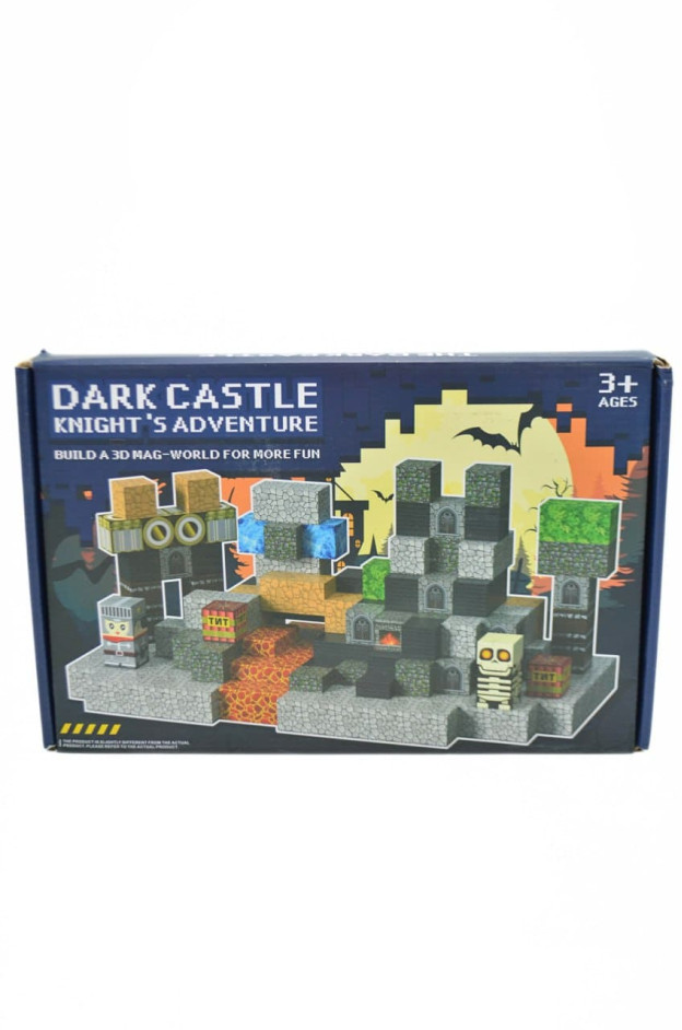 Конструктор для хлопчика або для дівчинки FD136-64 магнітний Dark Castle,96 деталей