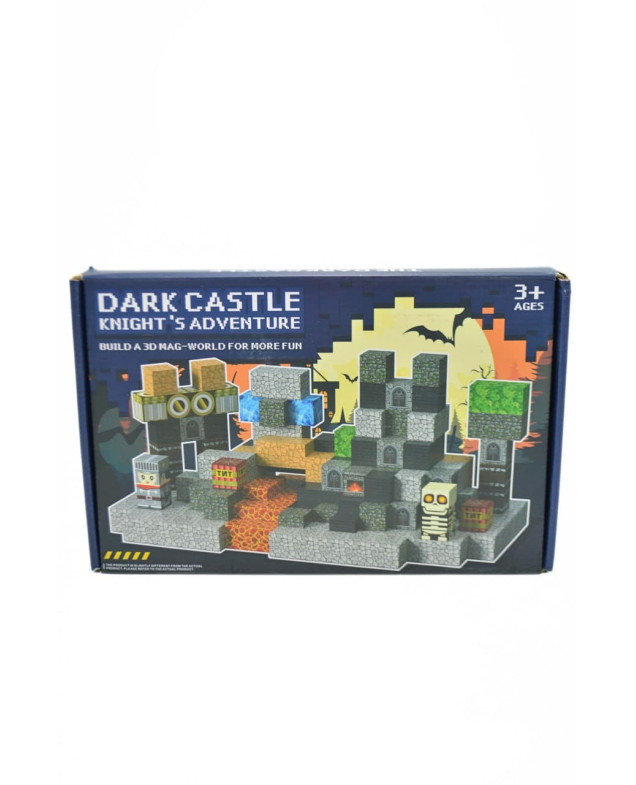 Конструктор для хлопчика або для дівчинки FD136-64 магнітний Dark Castle,96 деталей