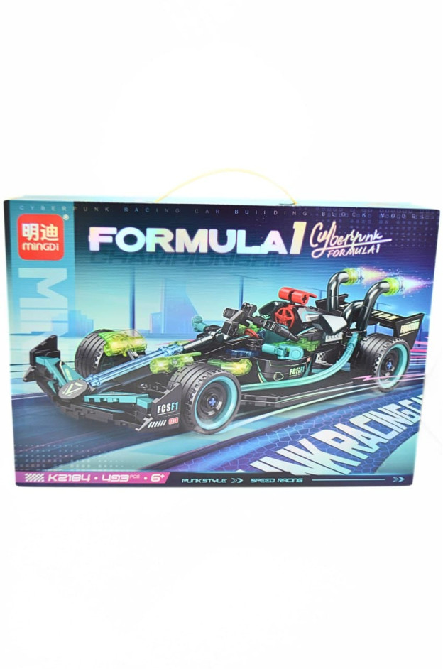 Конструктор для хлопчика K2184 Formula 1,493 деталі
