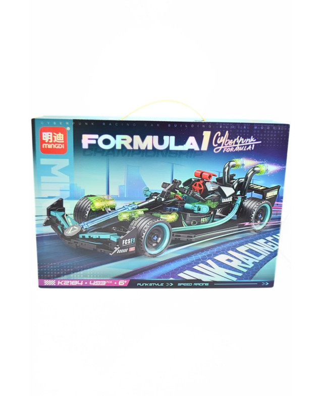 Конструктор для хлопчика K2184 Formula 1,493 деталі