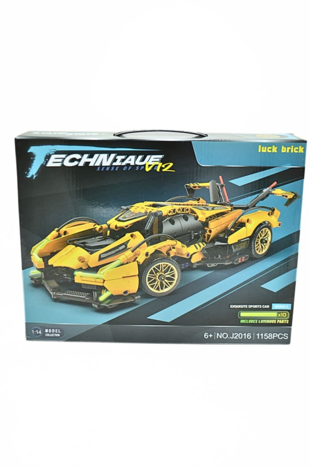 Конструктор для хлопчика J2016 Lamborghini Techniaue V12,1158 деталей