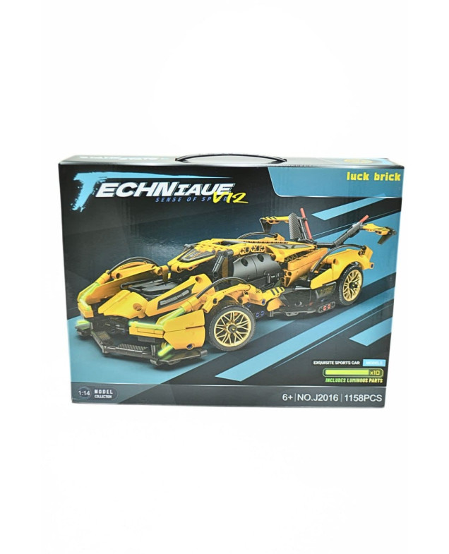 Конструктор для хлопчика J2016 Lamborghini Techniaue V12,1158 деталей