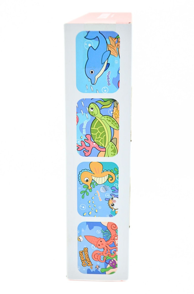 Книжка для дітей 6075 м'яка Ocean Animals,підсвітка/звук