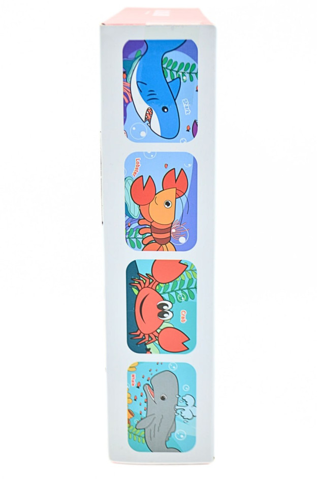 Книжка для дітей 6075 м'яка Ocean Animals,підсвітка/звук