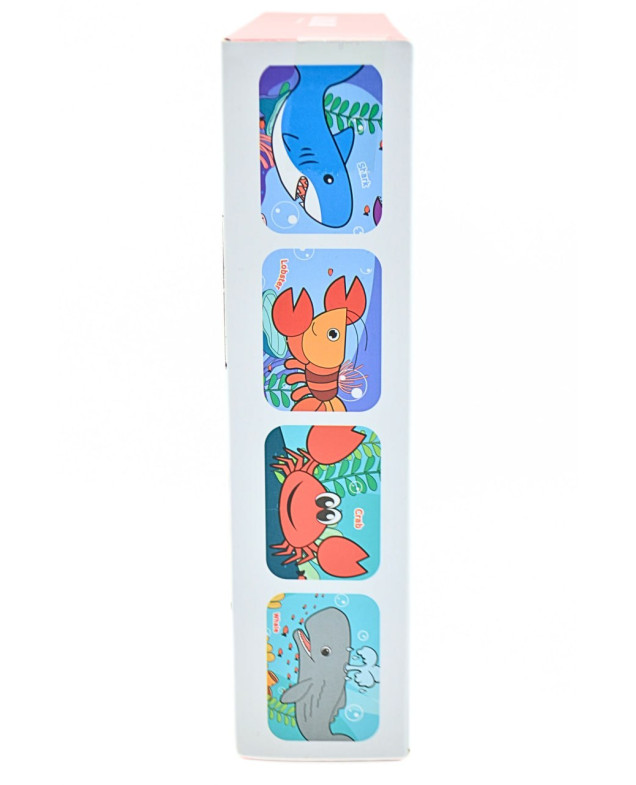Книжка для дітей 6075 м'яка Ocean Animals,підсвітка/звук