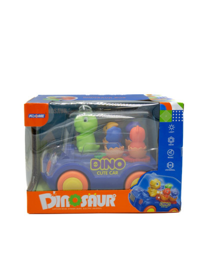 Машинка для дітей M07A музична DINO звук/світло