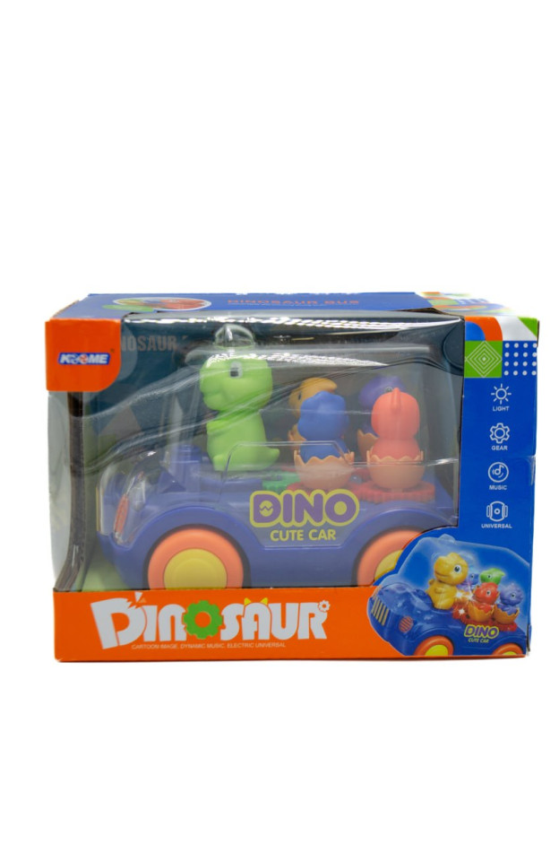 Машинка для дітей M07A музична DINO звук/світло