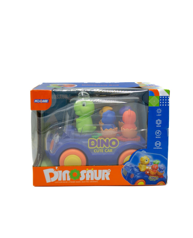 Машинка для дітей M07A музична DINO звук/світло