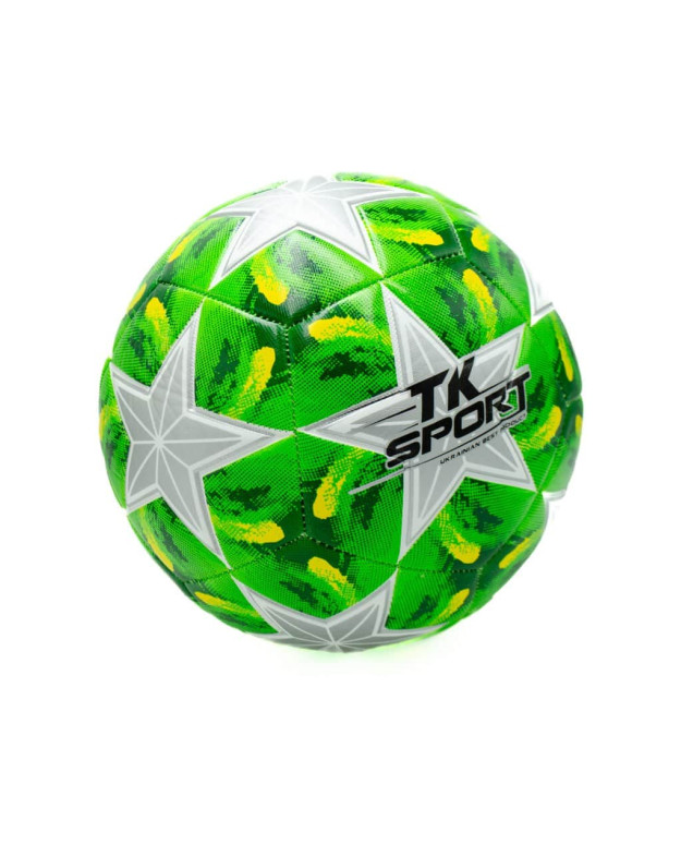М'яч футбольний для дітей C50476 TRE TK Sport зірки ,гумовий балон 400-420гр