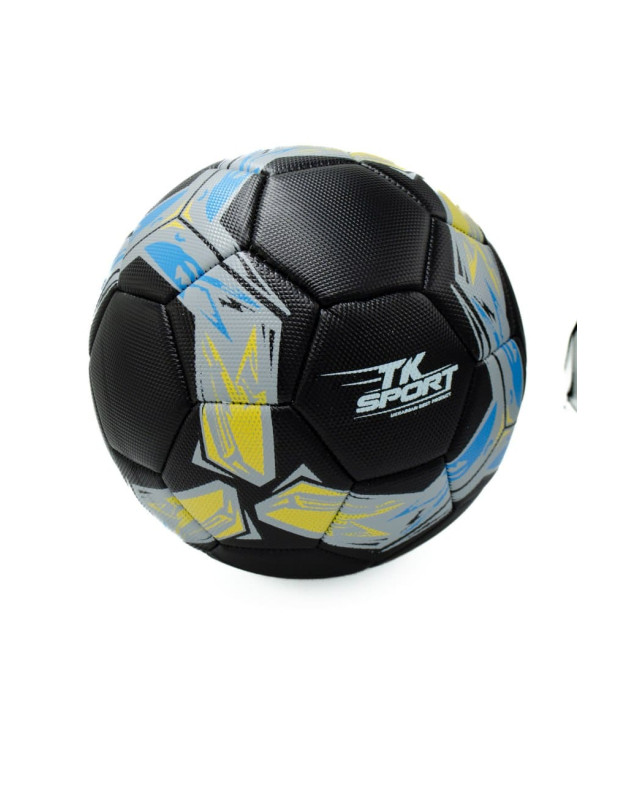 М'яч футбольний для дітей C40210 PVC TK чорний ,гумовий балон 330-350гр