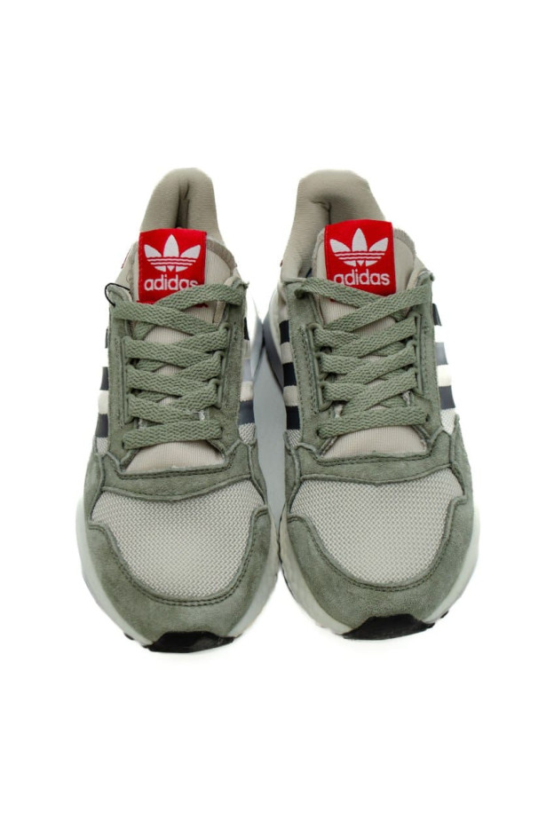 Кросівки для хлопчика весна-осінь U-8014 екошкіра/сітка оливка Adidas 37(р) 