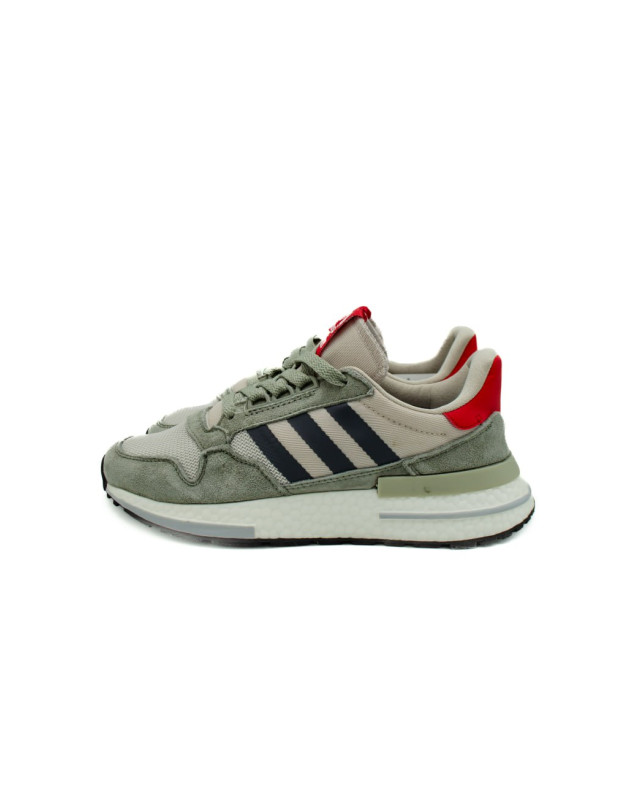 Кросівки для хлопчика весна-осінь U-8014 екошкіра/сітка оливка Adidas 37(р) 