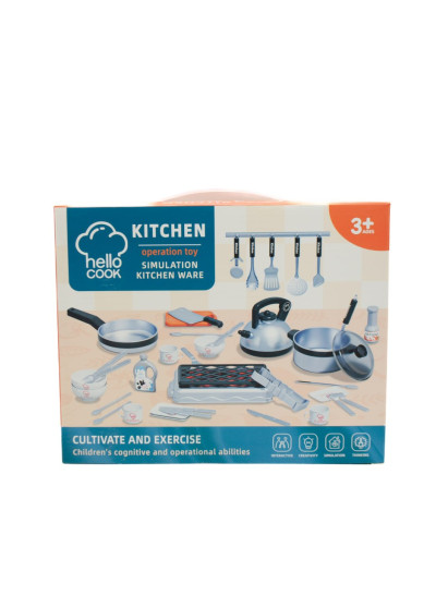 Набір посуду для дівчинки 0211B Hello Cook-1 37 ел
