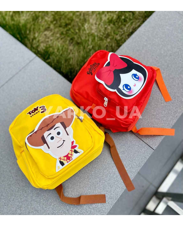 Рюкзак для дітей H-570-1 текстиль жовтий Disney Toy story 25*22*10 см