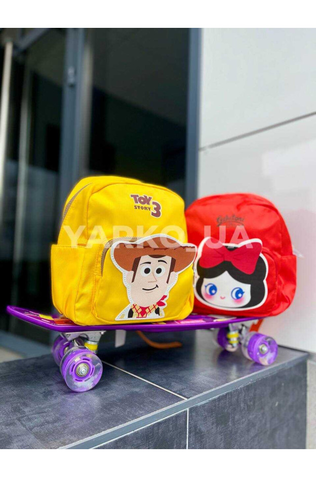 Рюкзак для дітей H-570-1 текстиль жовтий Disney Toy story 25*22*10 см