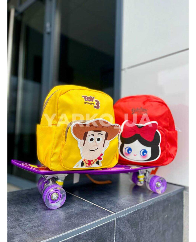Рюкзак для дітей H-570-1 текстиль жовтий Disney Toy story 25*22*10 см