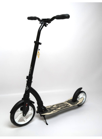 Самокат Best Scooter для дітей 75343 колеса PU d колеса 23см/20 см чорний/білий
