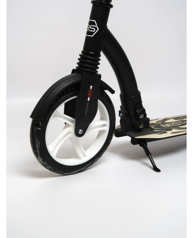 Самокат Best Scooter для дітей 75343 колеса PU d колеса 23см/20 см чорний/білий