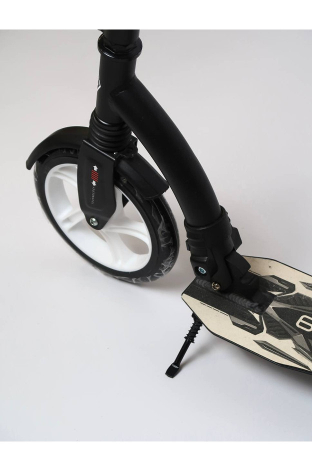 Самокат Best Scooter для дітей 75343 колеса PU d колеса 23см/20 см чорний/білий