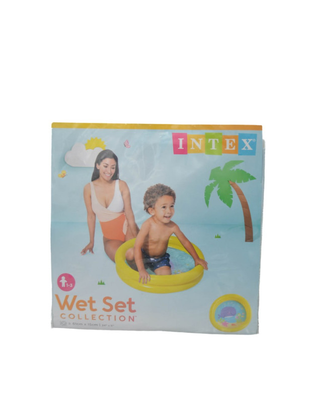 Басейн INTEX для дітей 59409NP жовтий міні Кит,до 3-х років,19 л