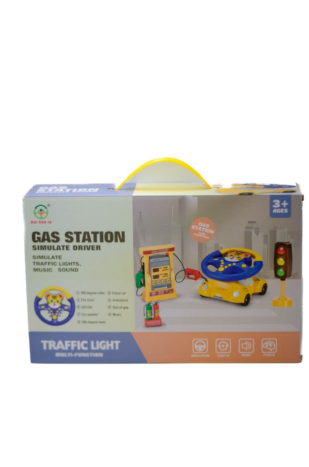 Іграшка інтерактивна для дітей 2192E-47 Gas station,підсвічування/мелодії