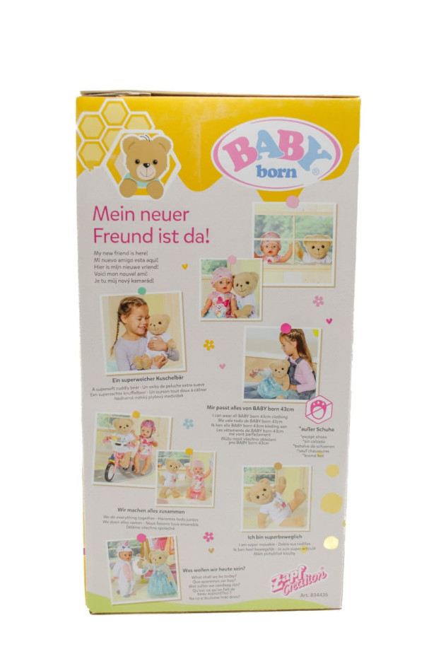 М'яка іграшка Baby born Original для дітей 834435 Ведмедик Тедді