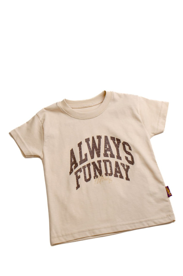 Костюм для хлопчика на літо 6202 котон беж FUNDAY 98(р) 