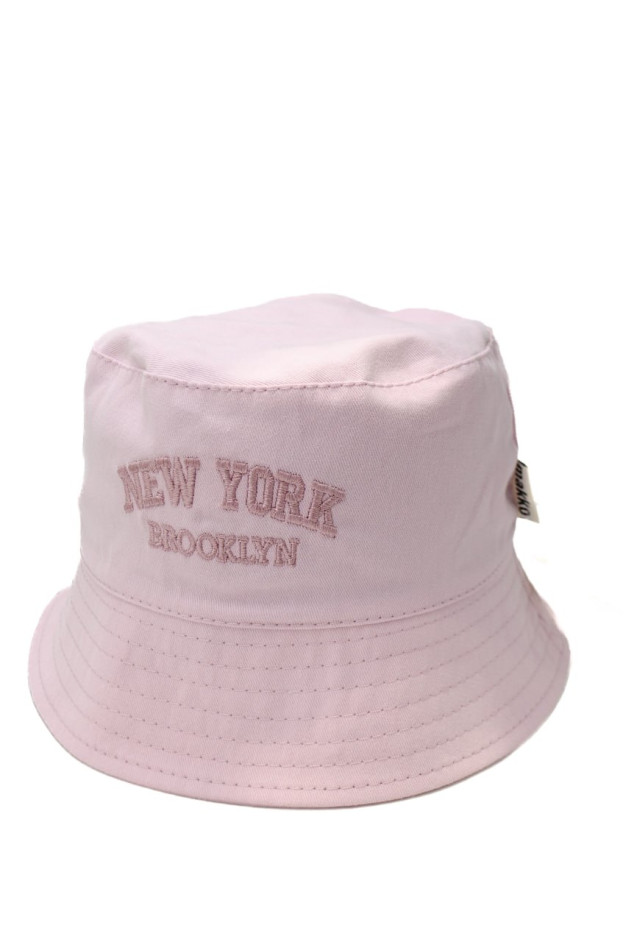 Панама для дівчинки на літо 2326 котон бузковий New York 52-54(р) 