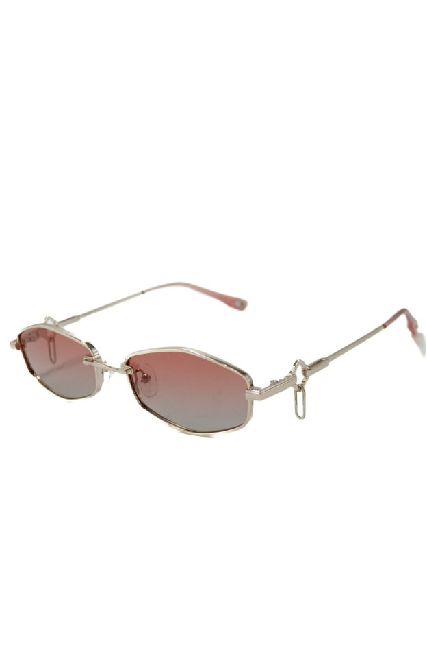 Окуляри сонцезахисні для дівчинки на літо SK3043 рожевий LEKE Polarized