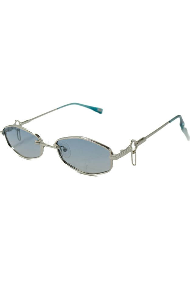 Окуляри сонцезахисні для дівчинки на літо SK3043 блакитний LEKE Polarized