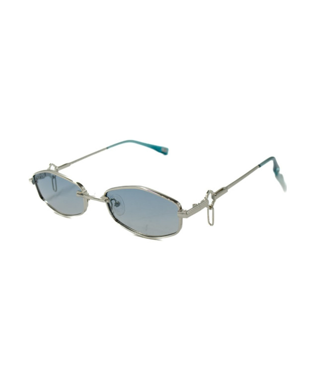 Окуляри сонцезахисні для дівчинки на літо SK3043 блакитний LEKE Polarized